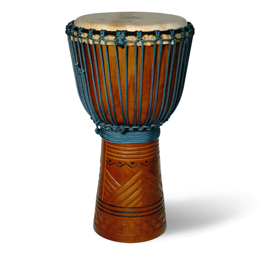 Moekes Handmade Wooden Djembe, Goblet Drum, Style 5