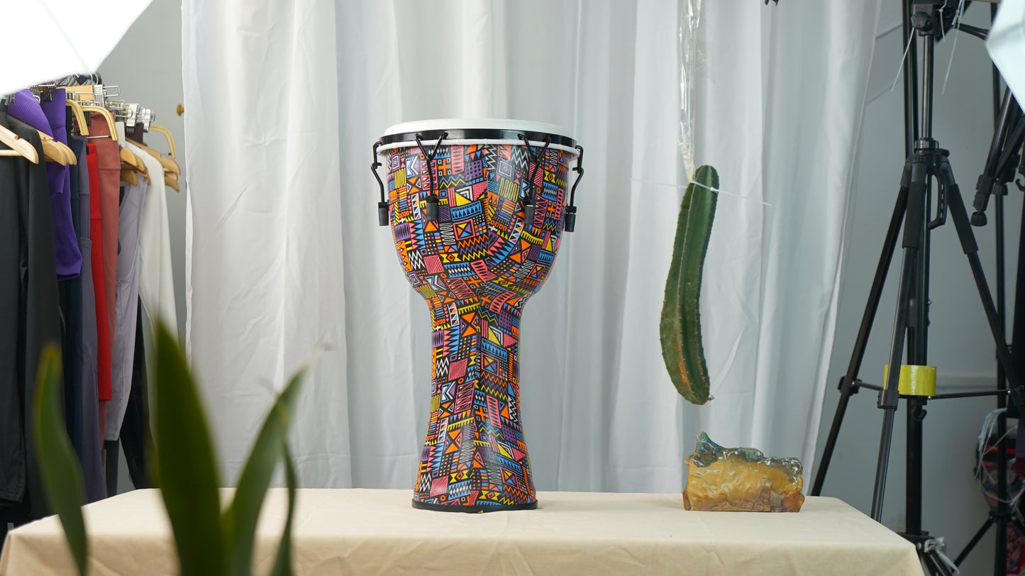 Moekes 10 Inch/12 Inch Totem Series Djembe, Goblet Drum, Masseg